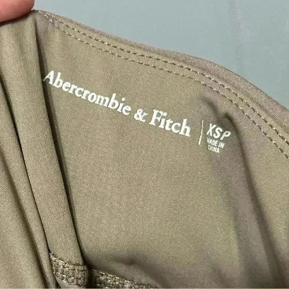 Abercrombie & Fitch Travelers Light Brown Mini Dress w/Shorts w/pocket Size XSP - Picture 4 of 5